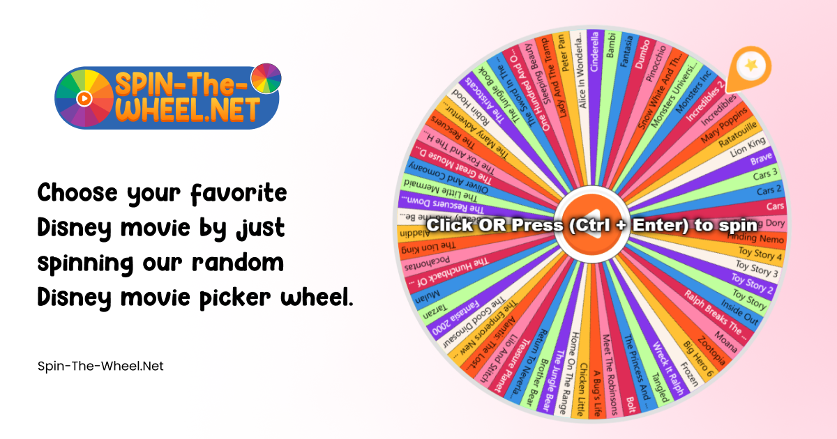 Disney Movie Generator