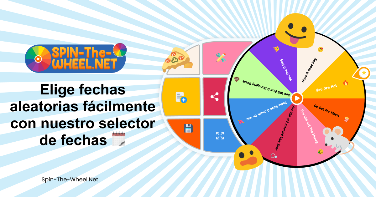 Rueda selectora de fechas