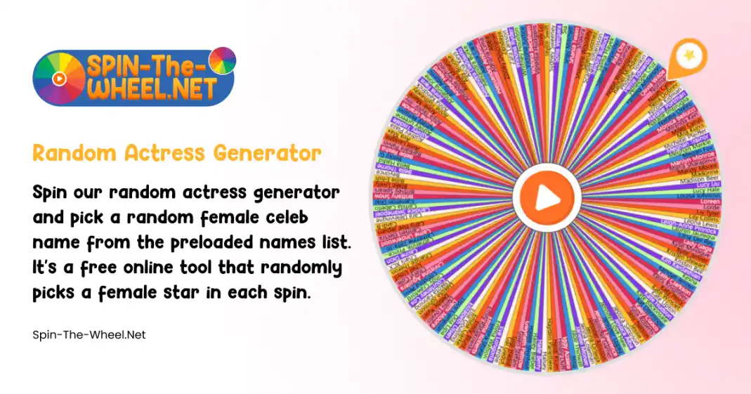 Female Celebrity Wheel