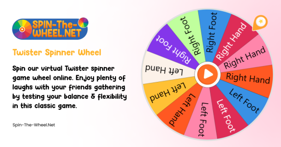 Twister Game Spinner
