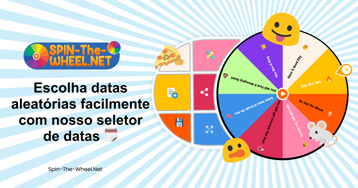 Roda seletora de data