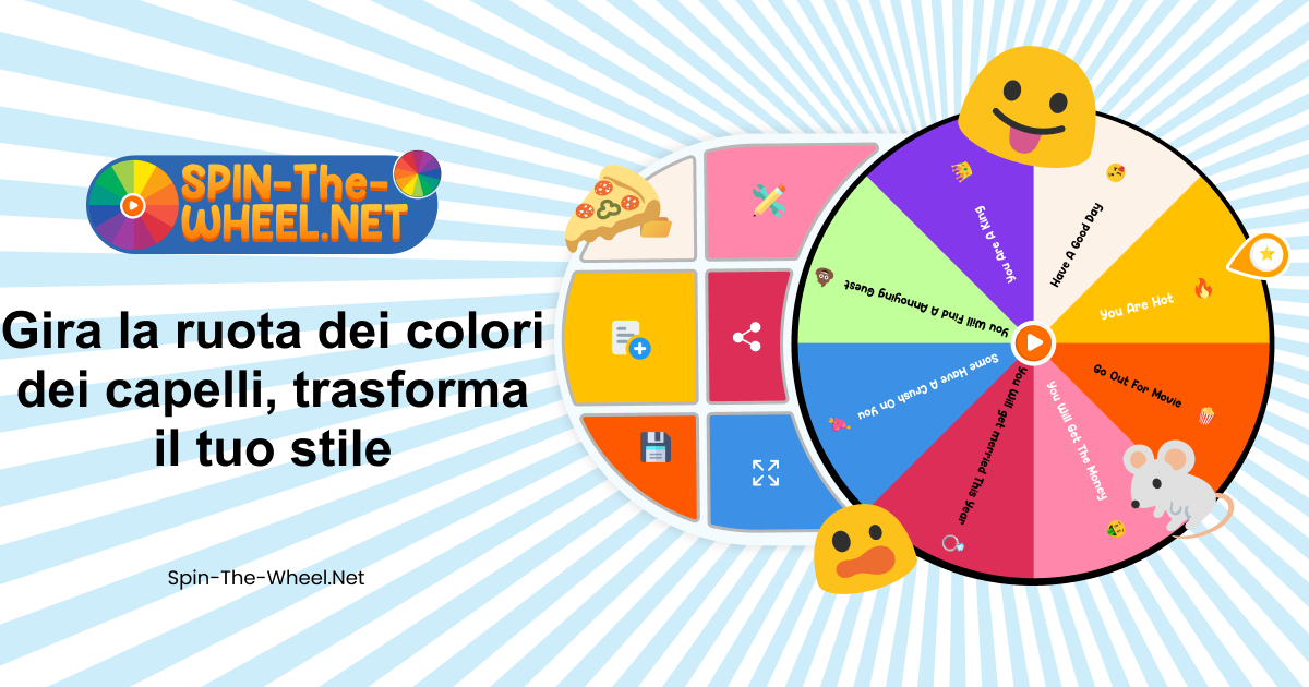 Ruota dei colori dei capelli