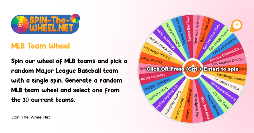 MLB Team Wheel