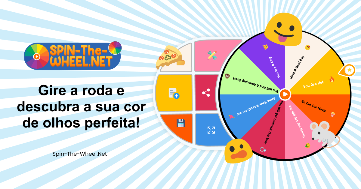 Roda de cores dos olhos